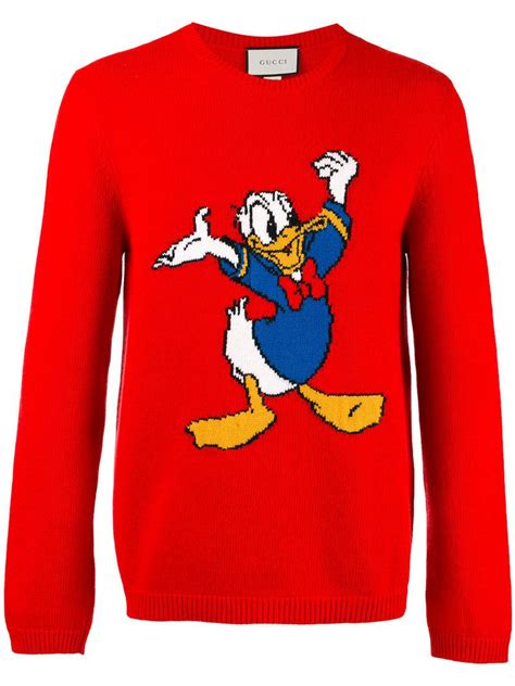 gucci donald duck sweater